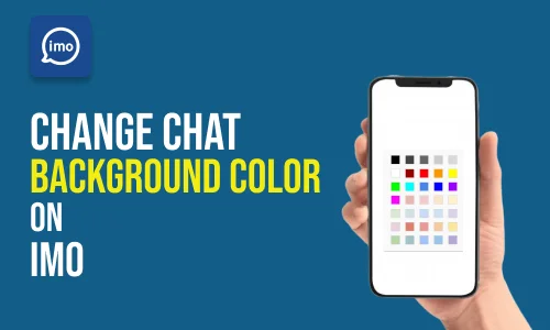 How to Change imo Chat Background Color